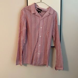 Brand new L Striped button up